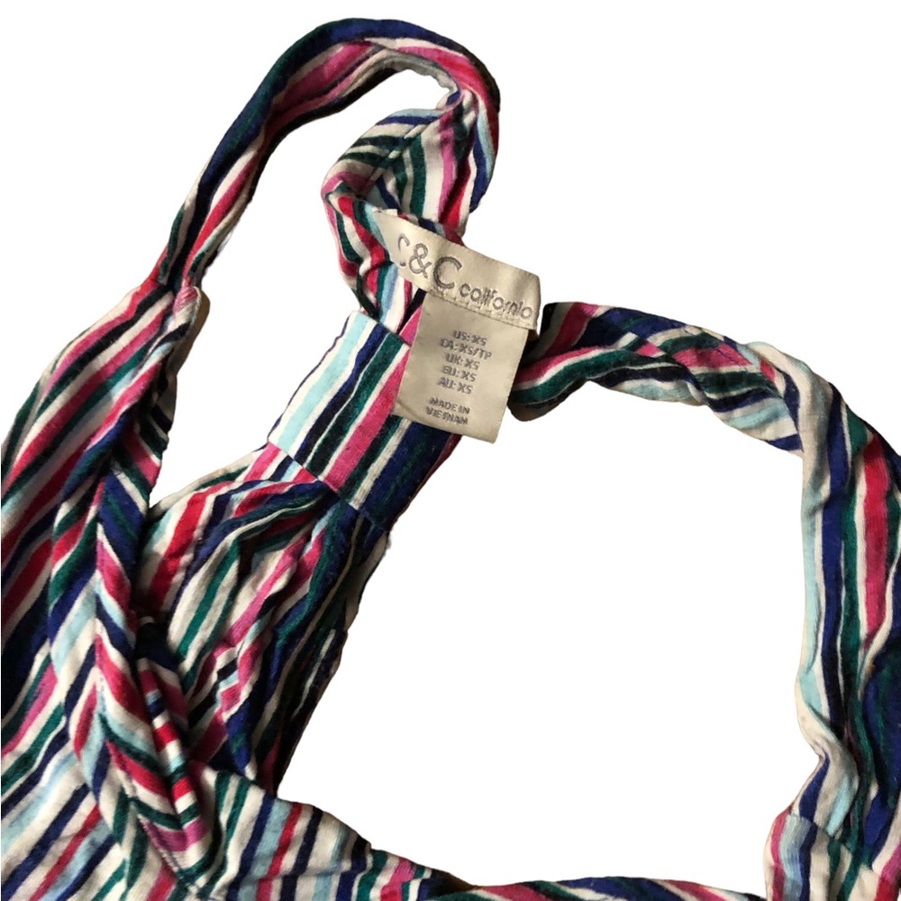 Cute striped beach cover-up size XS tall
